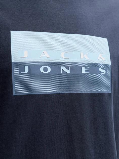 Футболка хлопковая длинная мужская Jack & Jones 12289863 XL Outer Space (5715866830962) - Фото 6 Футболка хлопковая длинная мужская Jack & Jones 12289863 XL Outer Space (5715866830962) - изображение 6