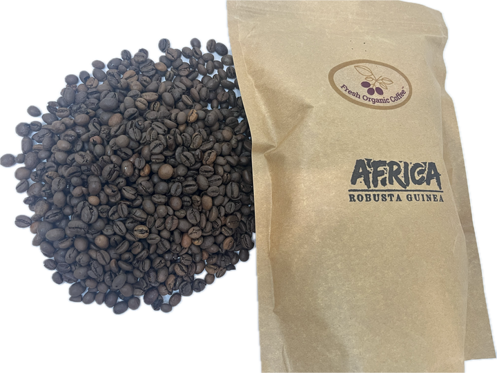 Кофе в зернах Fresh Organic Coffee Робуста Гвинея 1 кг – 100% робуста крепкий шоколадный вкус без кислинки - Фото 8 Кофе в зернах Fresh Organic Coffee Робуста Гвинея 1 кг – 100% робуста крепкий шоколадный вкус без кислинки - изображение 8