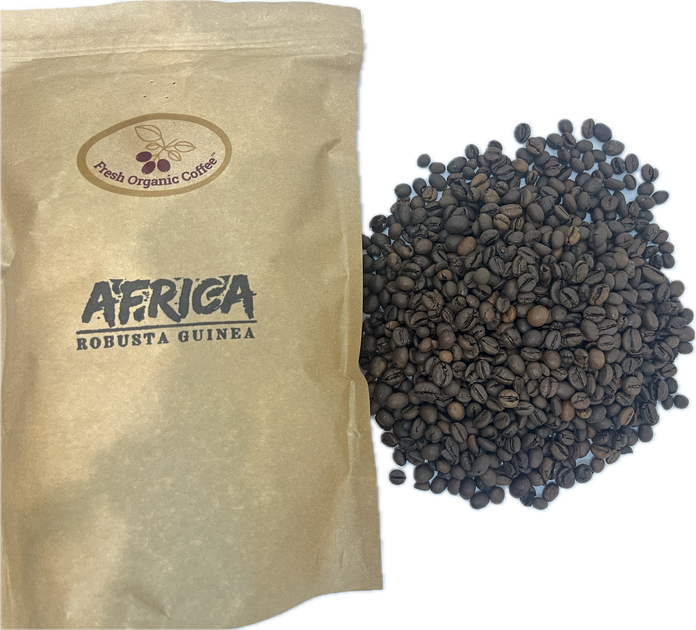 Кофе в зернах Fresh Organic Coffee Робуста Гвинея 1 кг – 100% робуста крепкий шоколадный вкус без кислинки - Фото 9 Кофе в зернах Fresh Organic Coffee Робуста Гвинея 1 кг – 100% робуста крепкий шоколадный вкус без кислинки - изображение 9