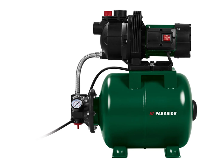 Гидрофорная насосная станция Parkside PHWW 1000 A1 1000 Вт 3600 л/ч 40 м - изображение 2