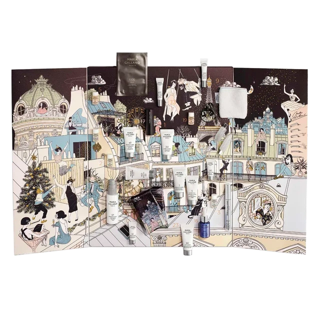 Maria Galland MG Advent Calendar 2025 – адвент календарь с косметикой (24 продукта: уход + макияж + аксессуары), подарочный набор - Фото 1 Maria Galland MG Advent Calendar 2025 – адвент календарь с косметикой (24 продукта: уход + макияж + аксессуары), подарочный набор - изображение 1