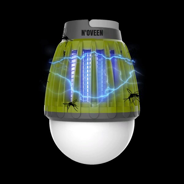 Светодиодная лампа от насекомых аккумуляторная 5Вт от насекомых, Noveen IKN824 LED IPХ4, до 40 кв.м. - Фото 1 Светодиодная лампа от насекомых аккумуляторная 5Вт от насекомых, Noveen IKN824 LED IPХ4, до 40 кв.м. - изображение 1