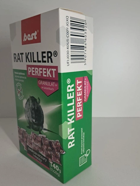 Мумифицирующее средство для грызунов Best Pest Killer Perfekt 140 г - Фото 5 Мумифицирующее средство для грызунов Best Pest Killer Perfekt 140 г - изображение 5