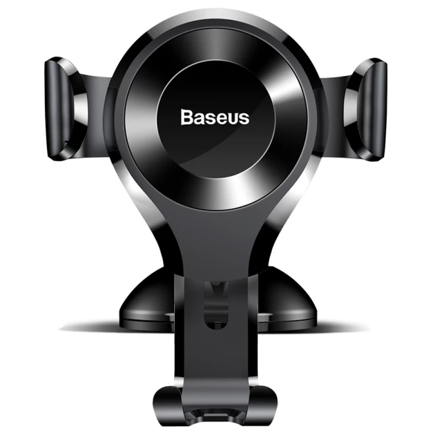 Автотримач для телефона Baseus Osculum Type Gravity Car Mount Black - изображение 3