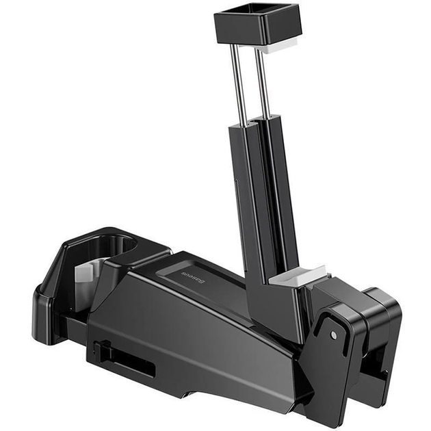 Автотримач для телефона Baseus Backseat Vehicle Phone Holder Hook Black - Фото 4 Автотримач для телефона Baseus Backseat Vehicle Phone Holder Hook Black - изображение 4