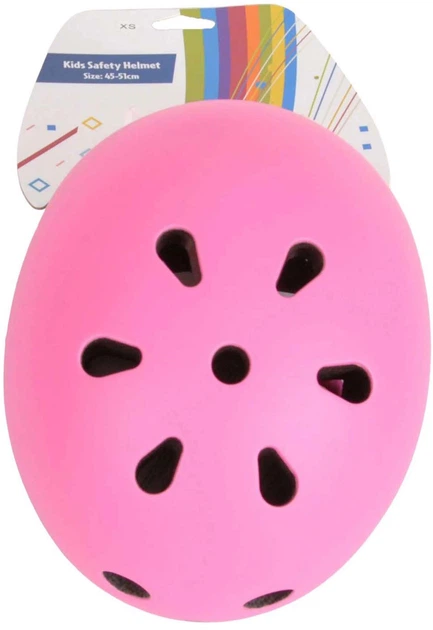 Kask rowerowy dla dzieci Volare XS 45 - 51 cm Różowy (8715347010507) - obraz 4