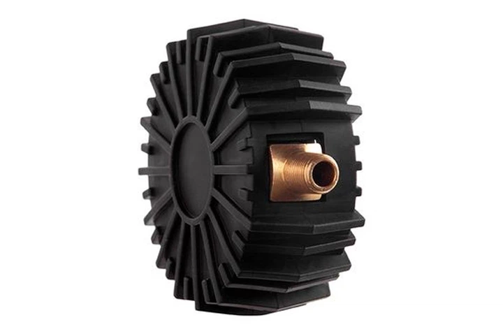 Манометр для подкачки шин колес на пневматический пистолет Intertool 1/8" x 63мм x 10бар PT-0499 - изображение 5