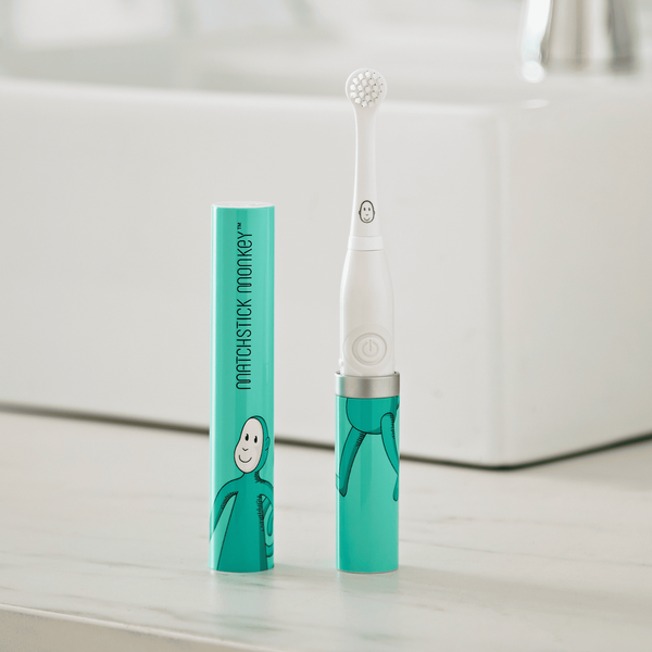Elektryczna szczoteczka do zębów dla dzieci Matchstick Monkey Green (MM-TB-BST-M-001) - obraz 2