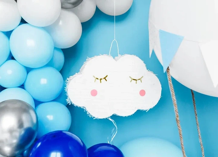 Piniata PartyDeco Chmurka 50 x 32 x 9 cm (5900779132221) - obraz 6