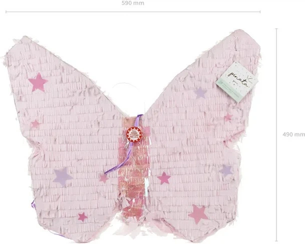 Piniata składana PartyDeco Motyl 58 x 48 x 10 cm (5904555060210) - obraz 3