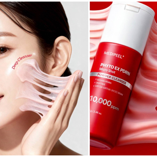 Ензимна пудра Medi Peel Phyto PDRN Rice Powder Cleanser для глибокого очищення 70 г - Фото 2 Ензимна пудра Medi Peel Phyto PDRN Rice Powder Cleanser для глибокого очищення 70 г - зображення 2