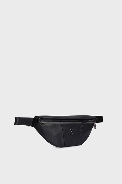 Чоловіча чорна поясна сумка CRTSA SFNO SMRT BUM MAG Guess OS - зображення 3