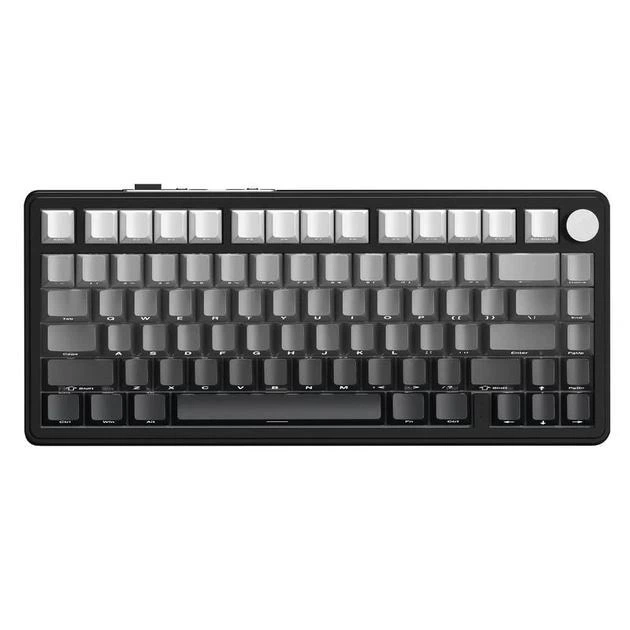 Механическая беспроводная (Bluetooth + 2,4G) клавиатура с HOT SWAP Attack SHARK X85, 82 Key, RGB, Win/Mac OS, УКР/АНГЛ, Gradient Black (X85GP) - изображение 8