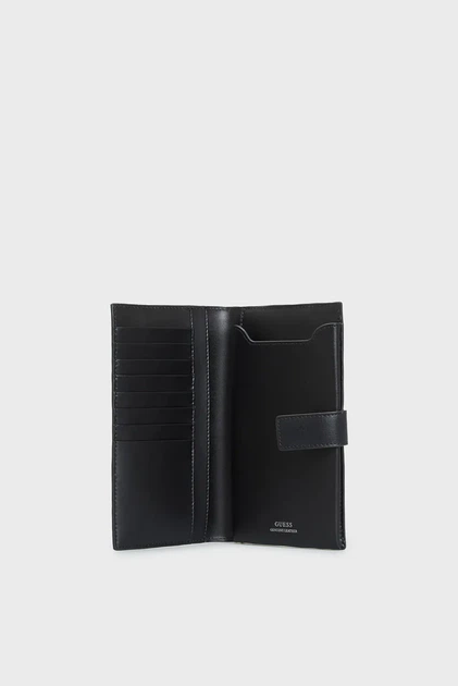 Чоловічий чорний шкіряний гаманець MITO CROSS WALLET Guess OS SMMTSLLEA51 - Фото 5 Чоловічий чорний шкіряний гаманець MITO CROSS WALLET Guess OS SMMTSLLEA51 - изображение 5