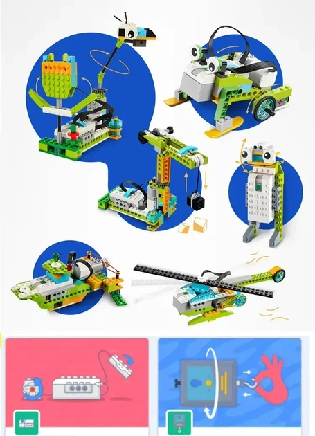 Конструктор обучающий Робототехника WeDo 2.0 280 деталей для детей - Фото 5 Конструктор обучающий Робототехника WeDo 2.0 280 деталей для детей - изображение 5