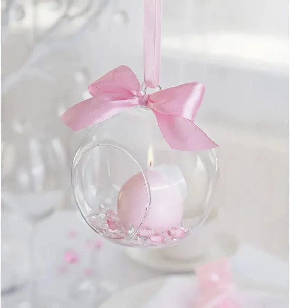 Свічники Party Deco Скляні кулі 10 см 4 шт. (5901157490469) - зображення 3