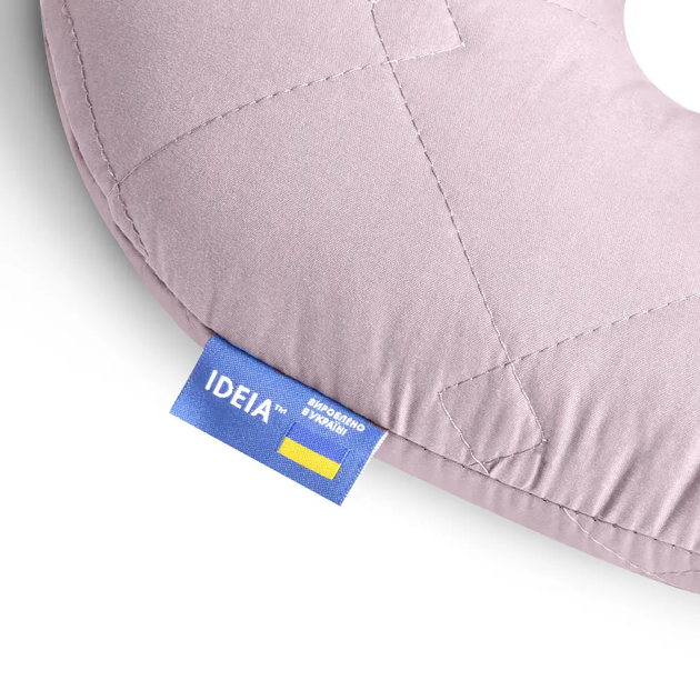 Подушка рогалик IDEIA "Travel" 32х32 см (для подорожей), Світло-Сірий 000036021 - изображение 3