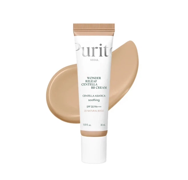 BB-крем с центелой натуральный беж Purito Cica Clearing BB cream 23 Natural Beige 30 мл - изображение 3