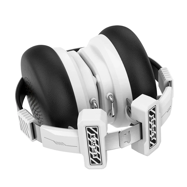 Бездротові ігрові навушники Onikuma GT803 Bluetooth гарнітура з мікрофоном та шумопоглинанням White (19121) - зображення 4