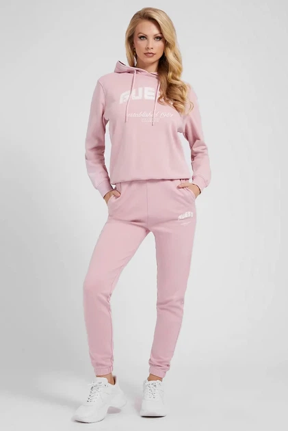 Жіночі рожеві спортивні штани BRYONY Guess XS V2YB05.FL04D - изображение 3