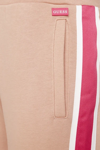 Жіночі пудрові спортивні штани 4G JOGGER Guess XS V3YB20.KBV71 - Фото 3 Жіночі пудрові спортивні штани 4G JOGGER Guess XS V3YB20.KBV71 - изображение 3