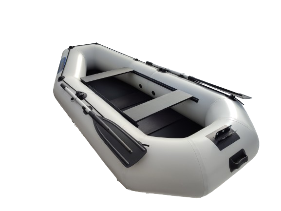 Надувная трехместная лодка ПВХ Avalon А290 / 2,9 м / 3-х местный / гребной / рельсовый настил / передвижные сиденья / ⌀40 см / Белый - Фото 3 Надувная трехместная лодка ПВХ Avalon А290 / 2,9 м / 3-х местный / гребной / рельсовый настил / передвижные сиденья / ⌀40 см / Белый - изображение 3