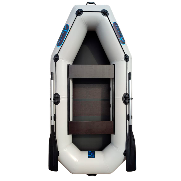 Надувная двухместная лодка ПВХ Avalon А250 / 2,5 м / 2-х местный / гребной / рельсовый настил / передвижные сиденья / ⌀36 см / Белый - Фото 1 Надувная двухместная лодка ПВХ Avalon А250 / 2,5 м / 2-х местный / гребной / рельсовый настил / передвижные сиденья / ⌀36 см / Белый - изображение 1