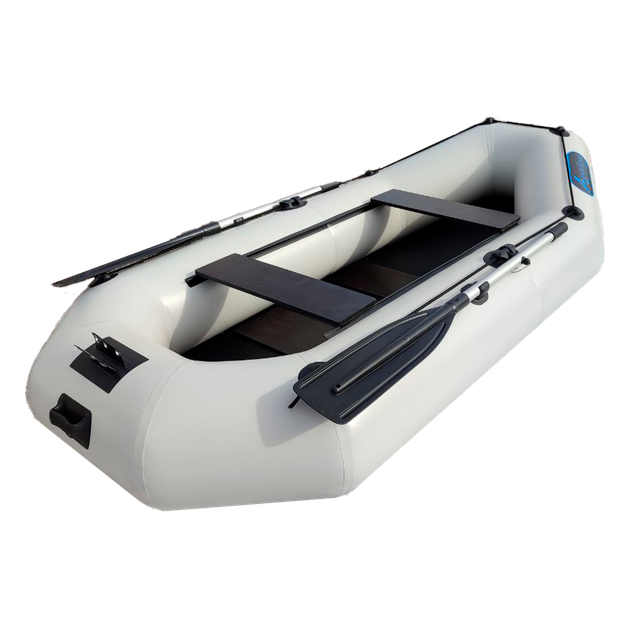 Надувная двухместная лодка ПВХ Avalon А260 / 2,6 м / 2-х местный / гребной / рельсовый настил / передвижные сиденья / ⌀36 см / Белый - Фото 4 Надувная двухместная лодка ПВХ Avalon А260 / 2,6 м / 2-х местный / гребной / рельсовый настил / передвижные сиденья / ⌀36 см / Белый - изображение 4