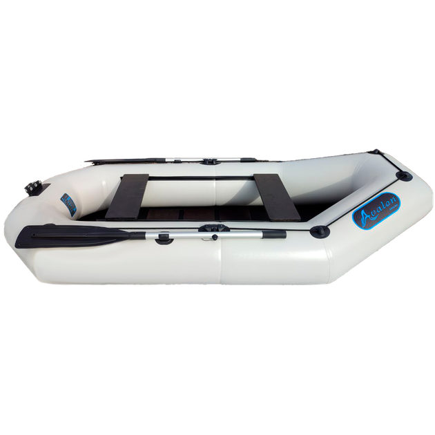 Надувная двухместная лодка ПВХ Avalon А260 / 2,6 м / 2-х местный / гребной / рельсовый настил / передвижные сиденья / ⌀36 см / Белый - Фото 5 Надувная двухместная лодка ПВХ Avalon А260 / 2,6 м / 2-х местный / гребной / рельсовый настил / передвижные сиденья / ⌀36 см / Белый - изображение 5