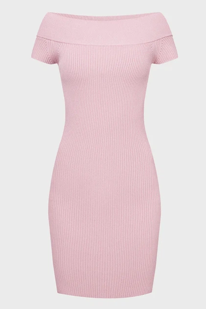 Жіноча рожева сукня LIDIA OFF SHOULDER D Guess S W3GK0G.Z2U00 - Фото 1 Жіноча рожева сукня LIDIA OFF SHOULDER D Guess S W3GK0G.Z2U00 - изображение 1