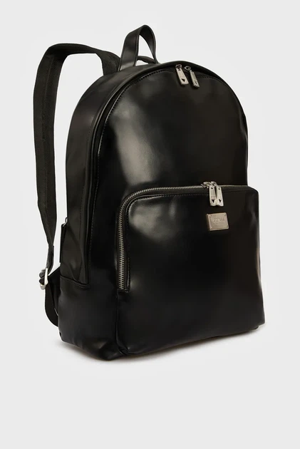 Чоловічий чорний рюкзак MILANO COMPACT BACKPACK Guess OS HMMILIP4411 - зображення 3