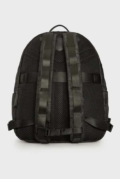 Чоловічий чорний рюкзак ASTI ROUNDED Guess OS HMASNCP5375 - зображення 4