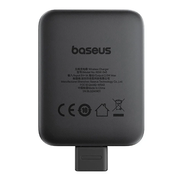 Беспроводное зарядное устройство Baseus MagPro Magnetic Wireless Charger for E-Watch 2.5W P10264106123-00 Black - изображение 3