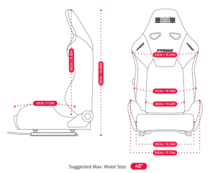 Крісло Next Level Racing PRS2 Performance Reclining NLR-E058 (9359668000831) - зображення 8