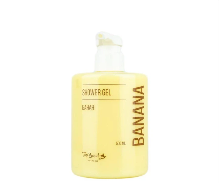 Гель для душу з ароматом банану Top Beauty Shower Gel Banana 500 мл - Фото 1 Гель для душу з ароматом банану Top Beauty Shower Gel Banana 500 мл - зображення 1