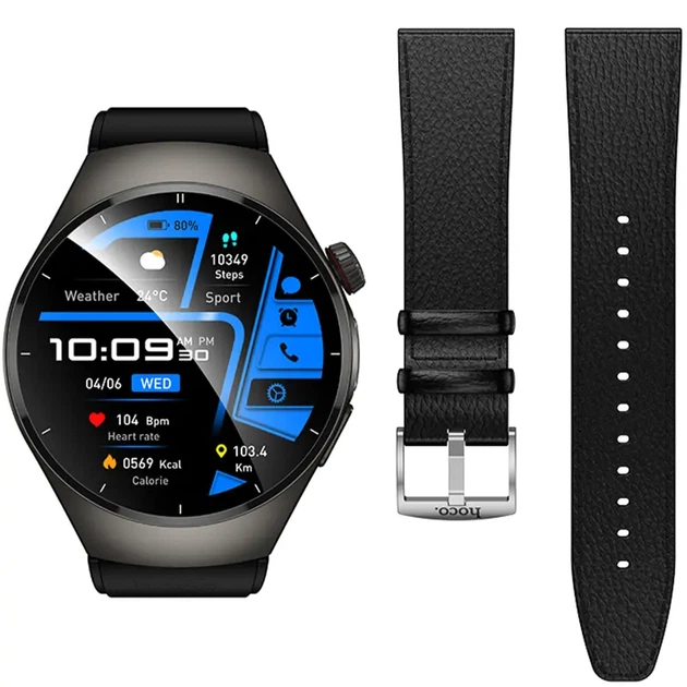 Смарт-годинник Hoco Y40 Smart sports watch (call version) Black - изображение 4