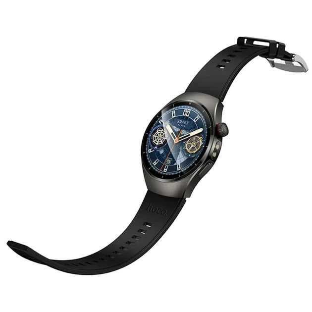 Смарт-годинник Hoco Y40 Smart sports watch (call version) Black - изображение 5