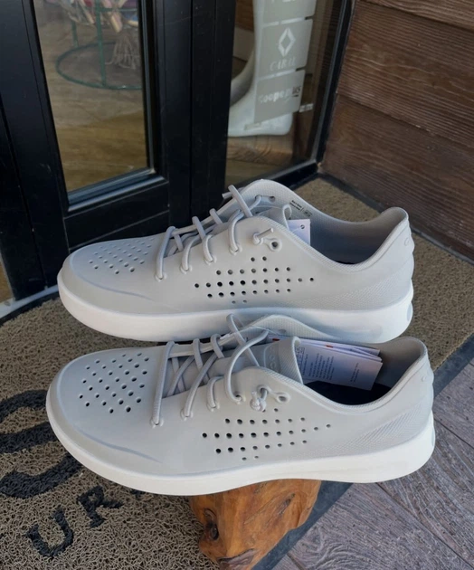 Чоловічі кросівки крокс Емоушн Сірі Crocs InMotion LiteRide Pacer Atmosphere/White - Фото 7 Чоловічі кросівки крокс Емоушн Сірі Crocs InMotion LiteRide Pacer Atmosphere/White - зображення 7