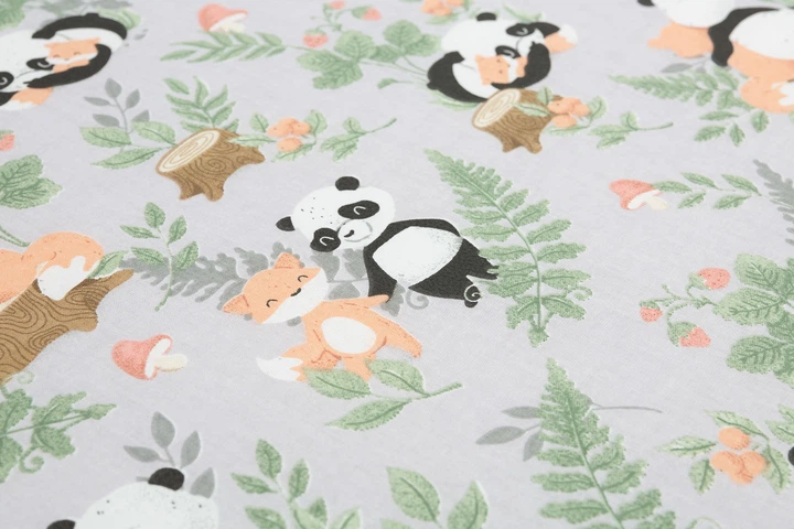 Materac Sensillo Panda i lis 120x60 cm (5908310395302) - obraz 3