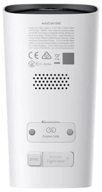 Бездротова камера IP EUFY E40 (Білий) - изображение 7