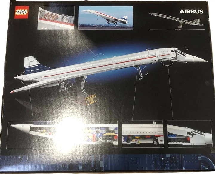 Конструктор LEGO Icons Concorde літак 2083 деталі (10318) (955555916382854) - Уцінка - зображення 5