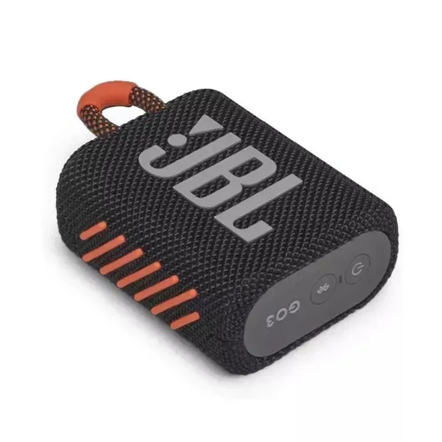 Портативна акустика JBL GO 3 Black-Orange (JBLGO3BLKO) - Фото 3 Портативна акустика JBL GO 3 Black-Orange (JBLGO3BLKO) - изображение 3