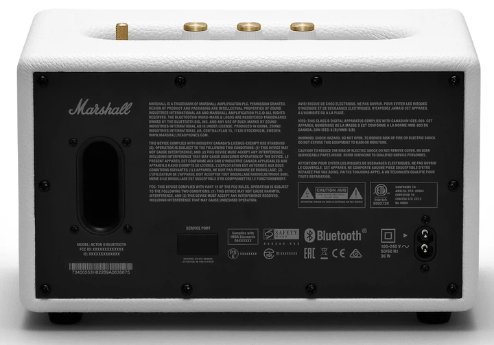 Портативна колонка Marshall Acton II Bluetooth White (1001901) - изображение 4