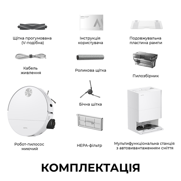 Робот-пылесос Mova S70 Roller White - изображение 14