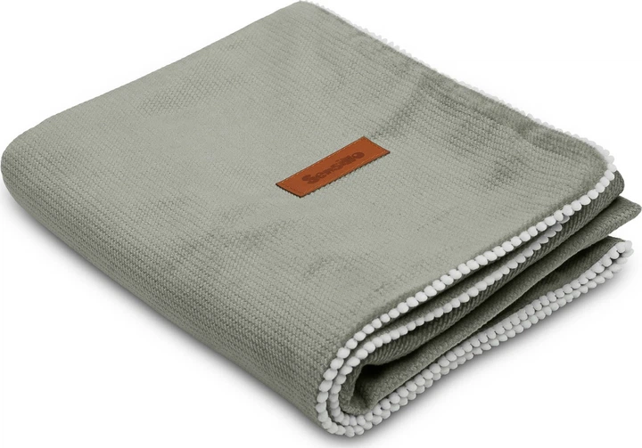 Дитячий плед Sensillo Velvet сірий 75 x 100 см (5908310395234) - зображення 2