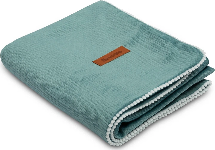 Дитячий плед Sensillo Velvet смарагдовий 75 x 100 см (5908310395241) - зображення 2