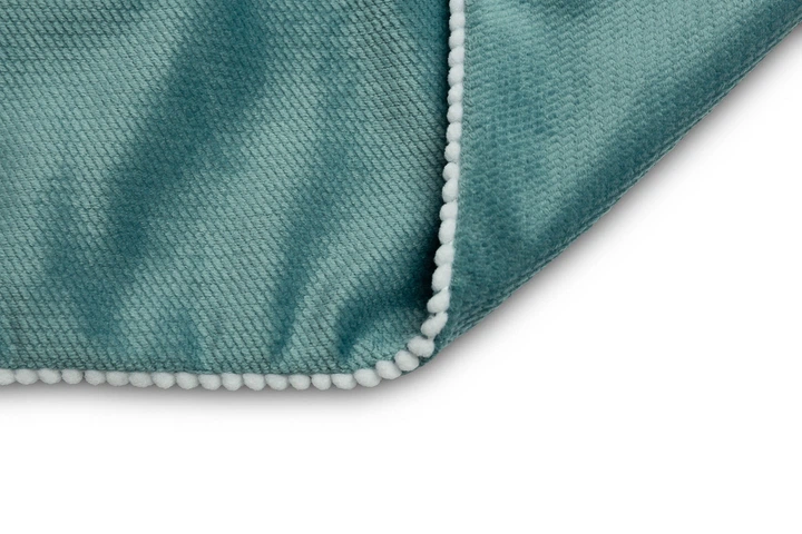 Дитячий плед Sensillo Velvet смарагдовий 75 x 100 см (5908310395241) - зображення 4
