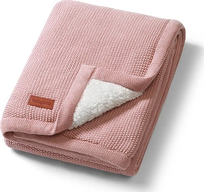 Дитячий плед Babyono бавовняний з утепленням рожевий 75 x 100 см (5901435417614) - зображення 2
