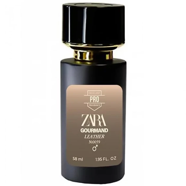 Чоловіча парфумована вода No Brand (версія Zara Gourmand Leather 0059), PRO 58 мл - Фото 2 Чоловіча парфумована вода No Brand (версія Zara Gourmand Leather 0059), PRO 58 мл - зображення 2