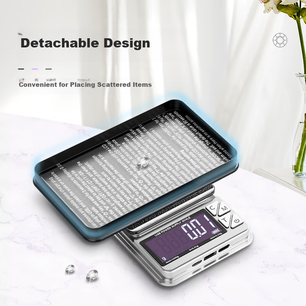 Весы электронные Meilen ювелирные портативные, точность 0.01 г - изображение 5